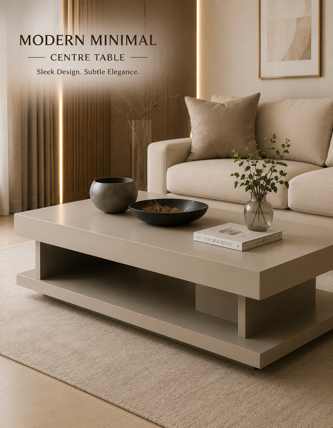 The Dune Minimalist Centre Table