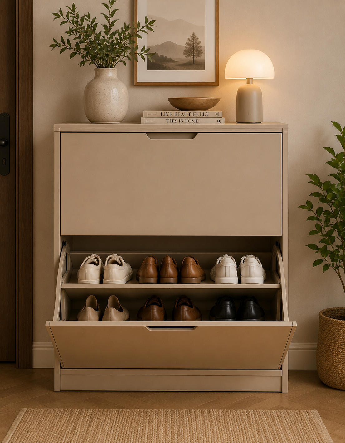 The Haven Slim Shoe Cabinet