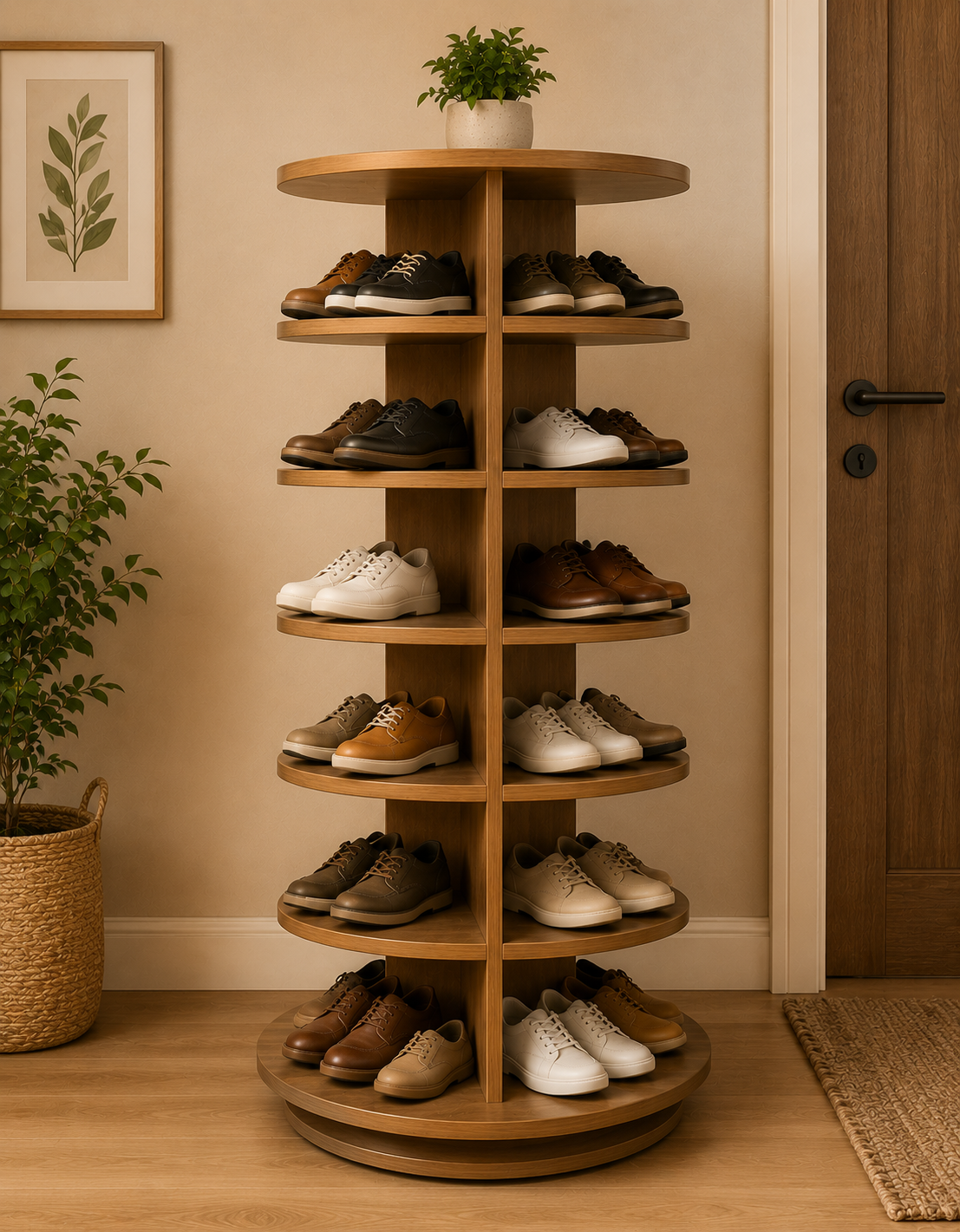 The Spin Round Shoe Tower