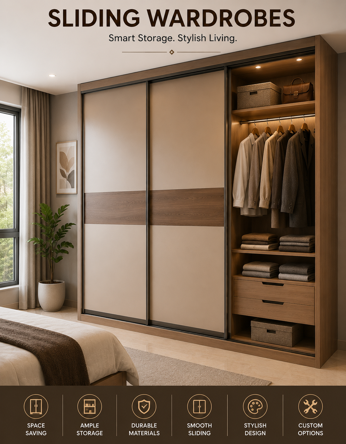 The Sienna Glide Master Sliding Wardrobe